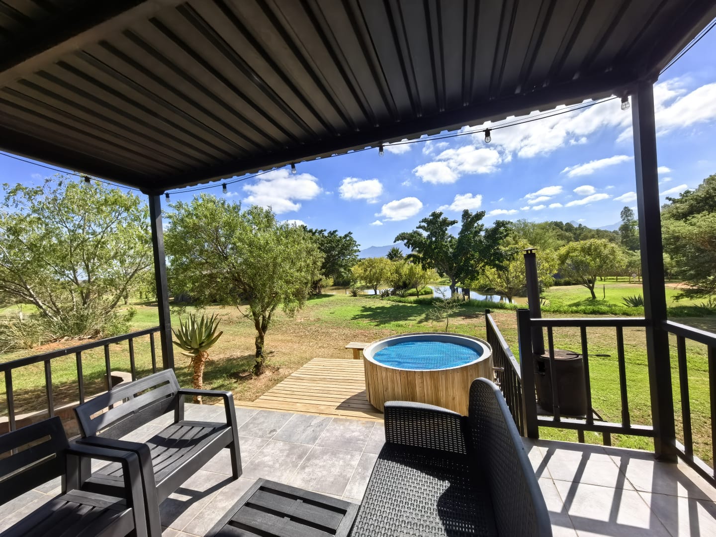 Cabin 5 at Kambati Luxury glamping tents on the banks of the Breede River